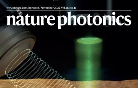 Our paper has been selected as the Cover of November issue of Nature Photonics